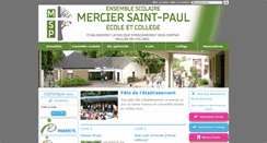 Desktop Screenshot of mercier-st-paul.fr