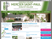 Tablet Screenshot of mercier-st-paul.fr